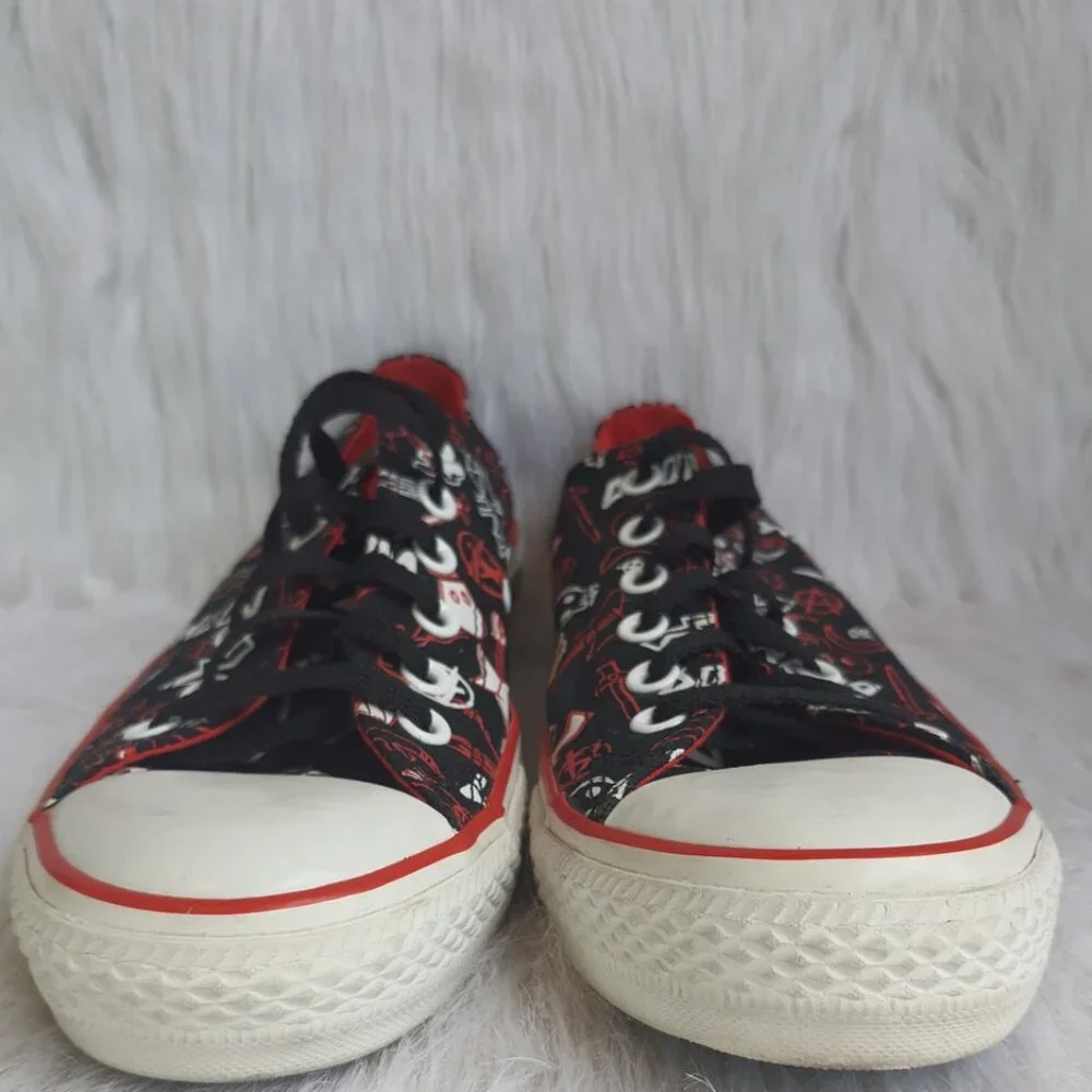 Converse CT All Star Size US MENS 7 WOMENS 9 Anarchy BLACK/RED - Picture 4 of 13
